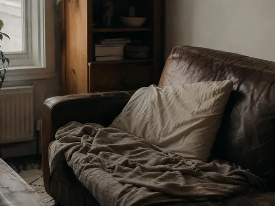 adult on a sofa, baby asleep on their chest