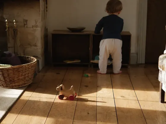 afternoon light on a floor