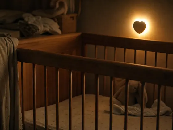 cot rail, night light