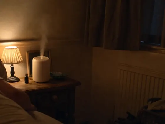humidifier steam, bedside lamp